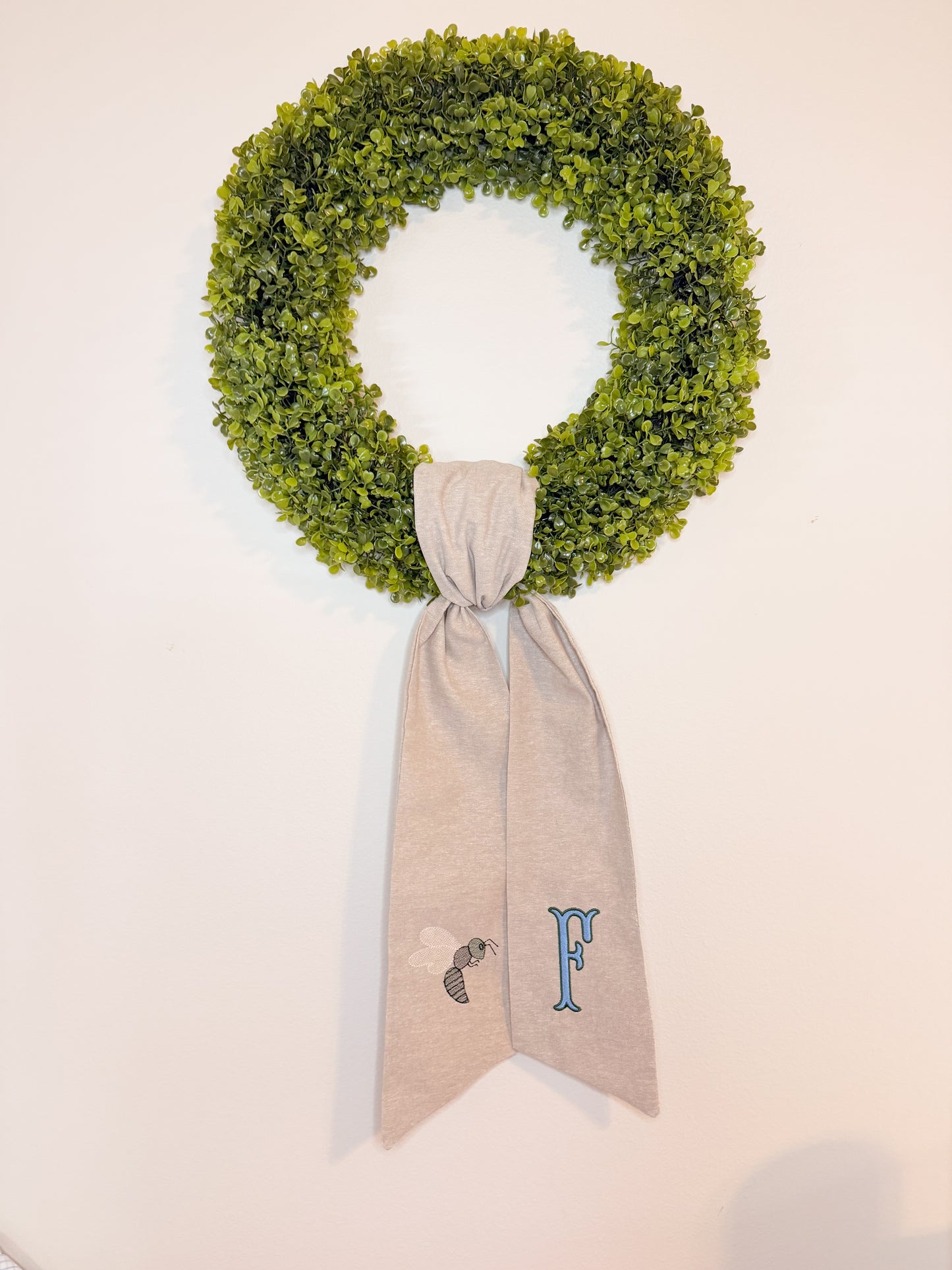 Hornet Wreath Sash