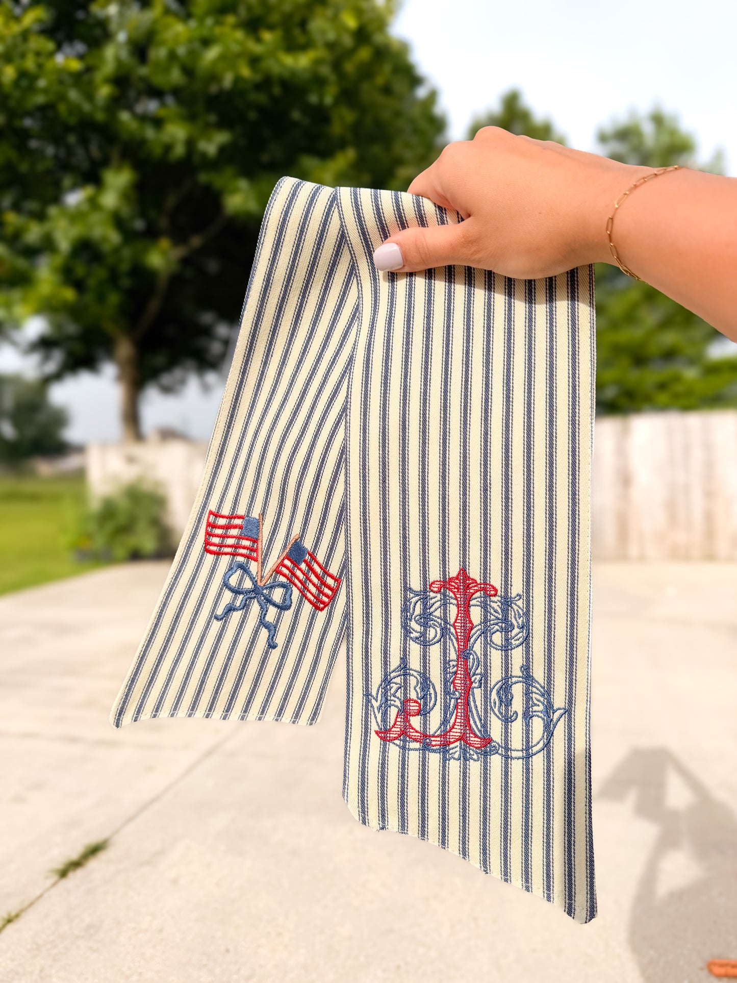 American wreath sash