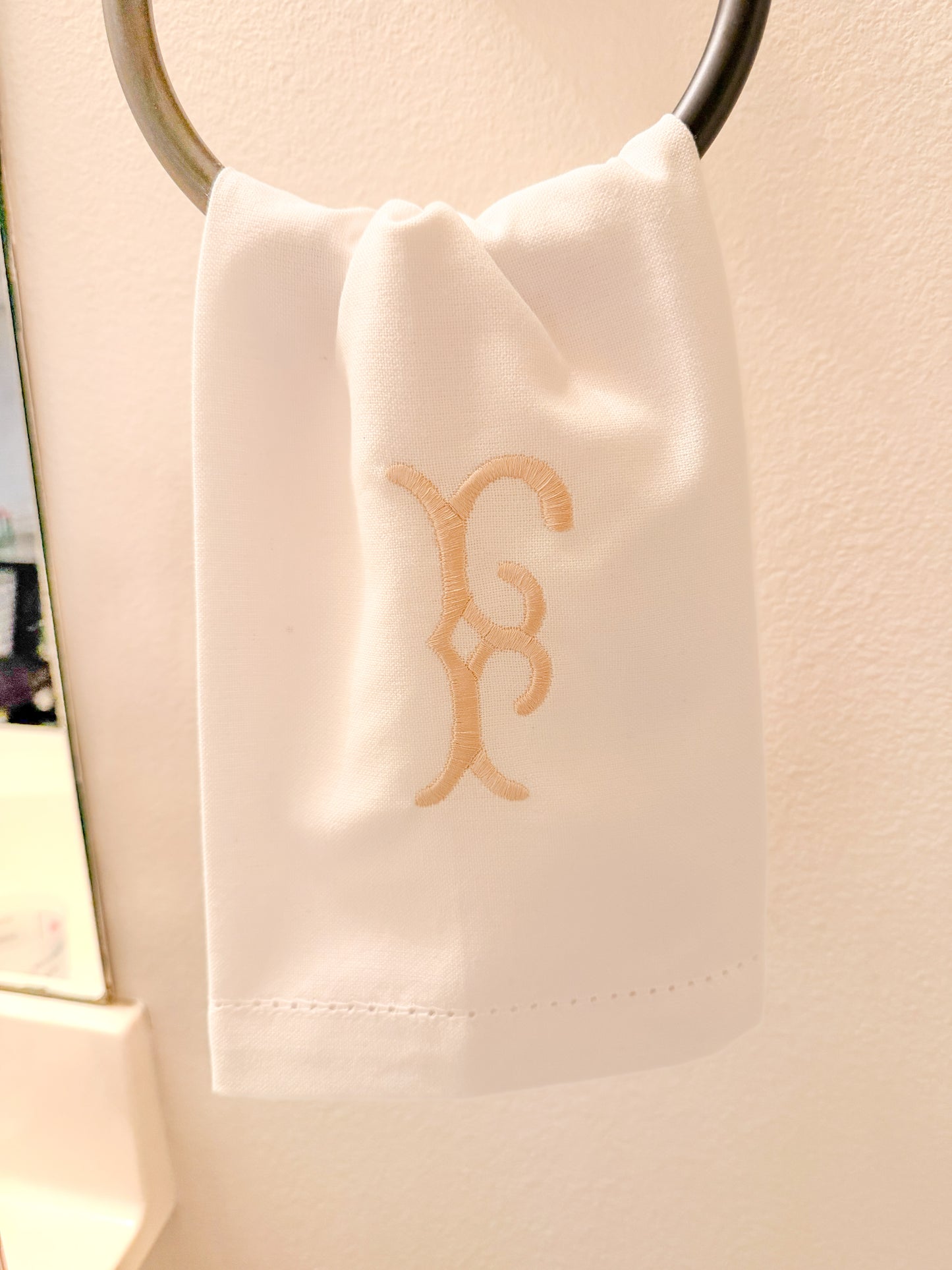 Hemstitch napkin