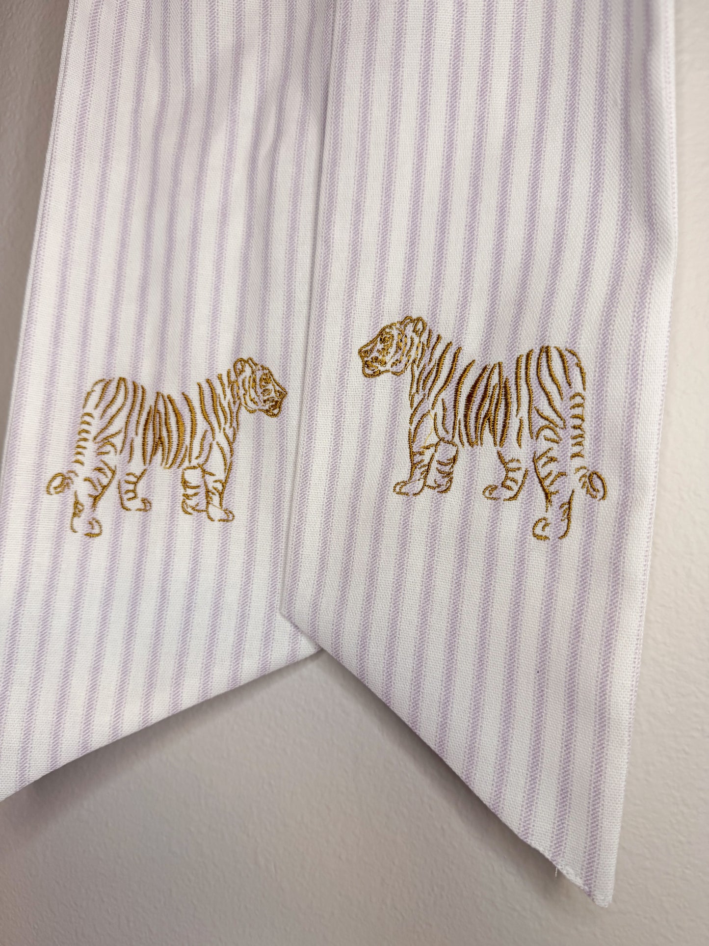 LSU wreath sash