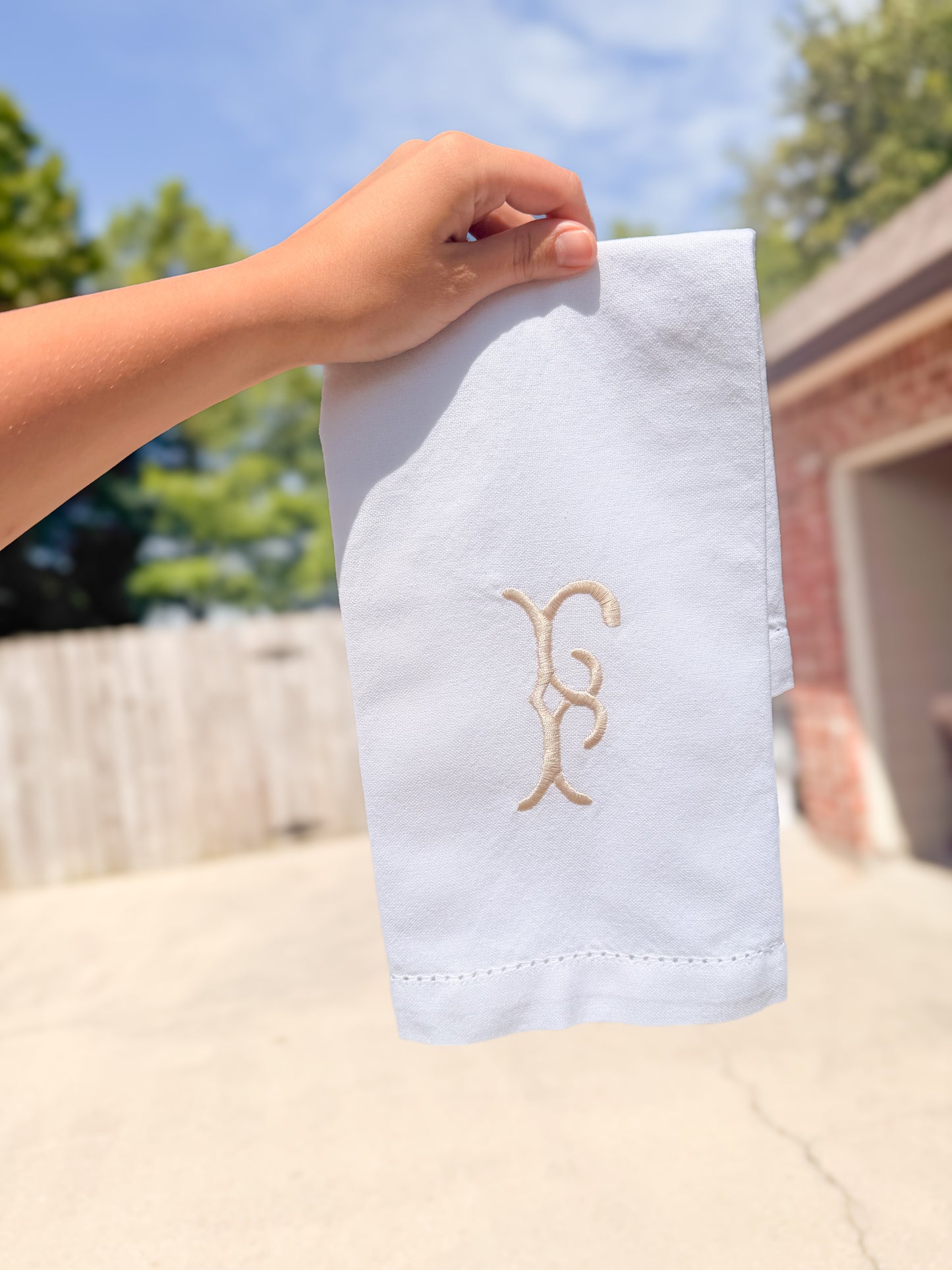 Hemstitch napkin