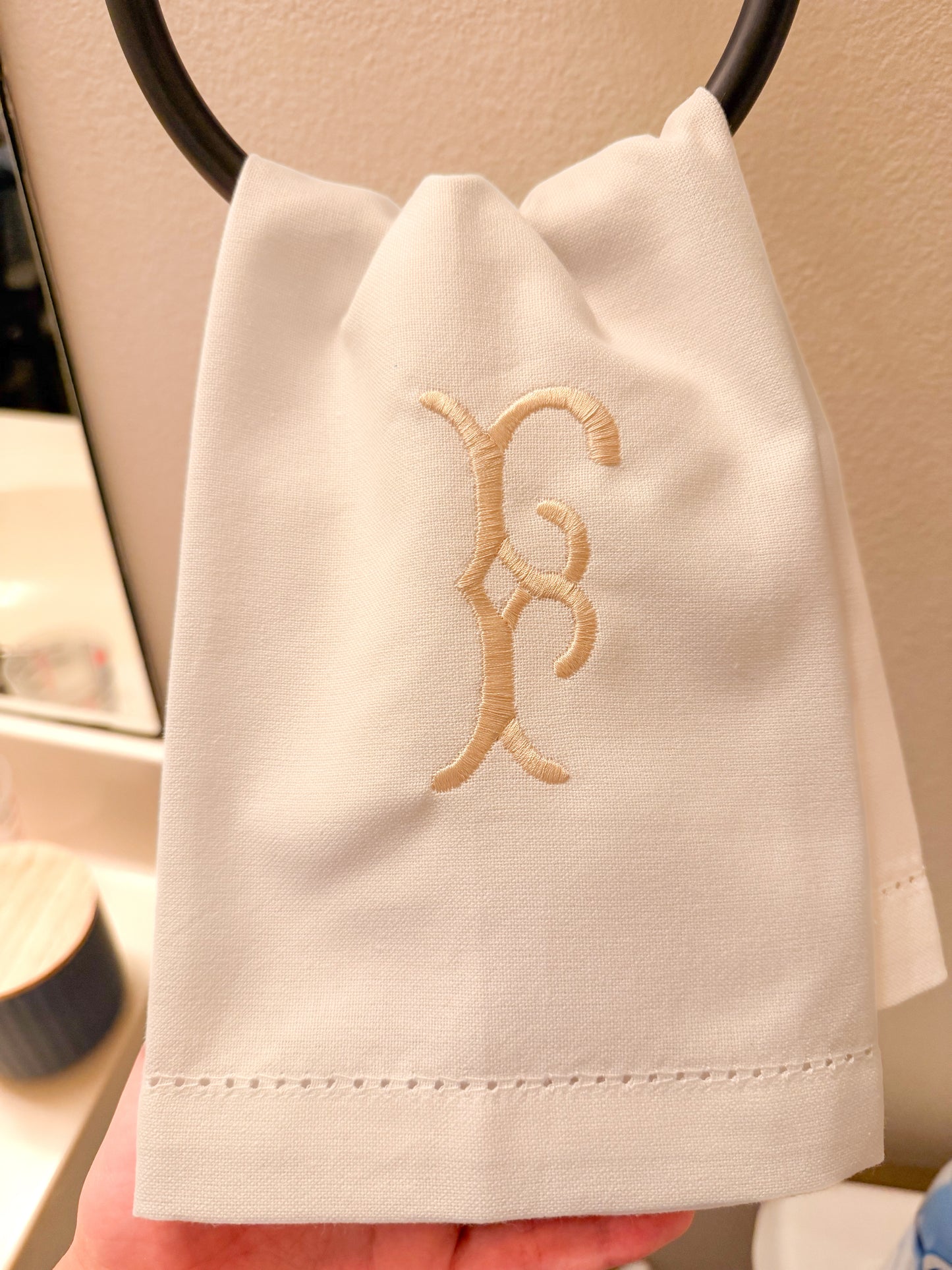 Hemstitch napkin