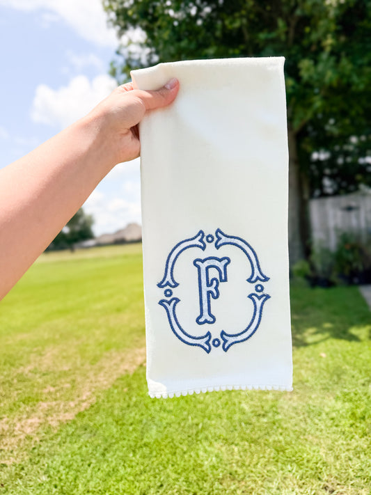 applique towel